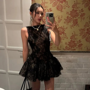 Tulle Back Bow Dress view 5 | MAUVSTUDIO®