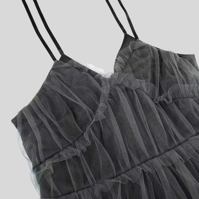 Tulle Mini Dress view 5 | MAUVSTUDIO®