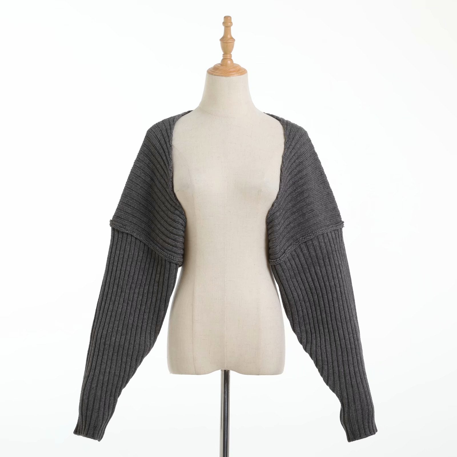 Tumblr Aesthetic Knitted Crop Sweater-Cardigan-MAUV STUDIO-STREETWEAR-Y2K-CLOTHING