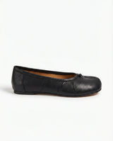 Vegan Leather Split-Toe Tabi Mule Flats