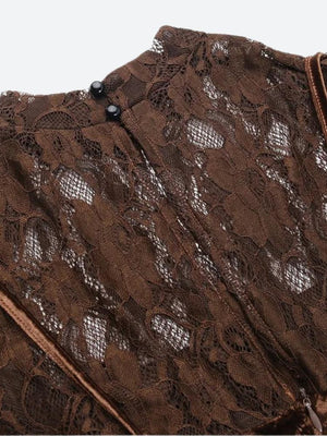 Velvet Mini Dress view 5 | MAUVSTUDIO®