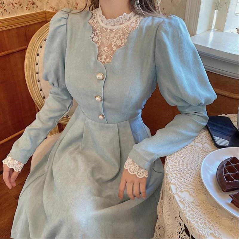 maxi balloon sleeve dress Plus Size Printed V-Neck Balloon Sleeve Maxi Dress