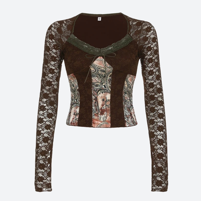 Vintage Bohemian Lace Top – MAUVSTUDIO®