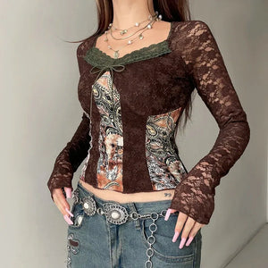 Vintage Bohemian Lace Top – MAUVSTUDIO®