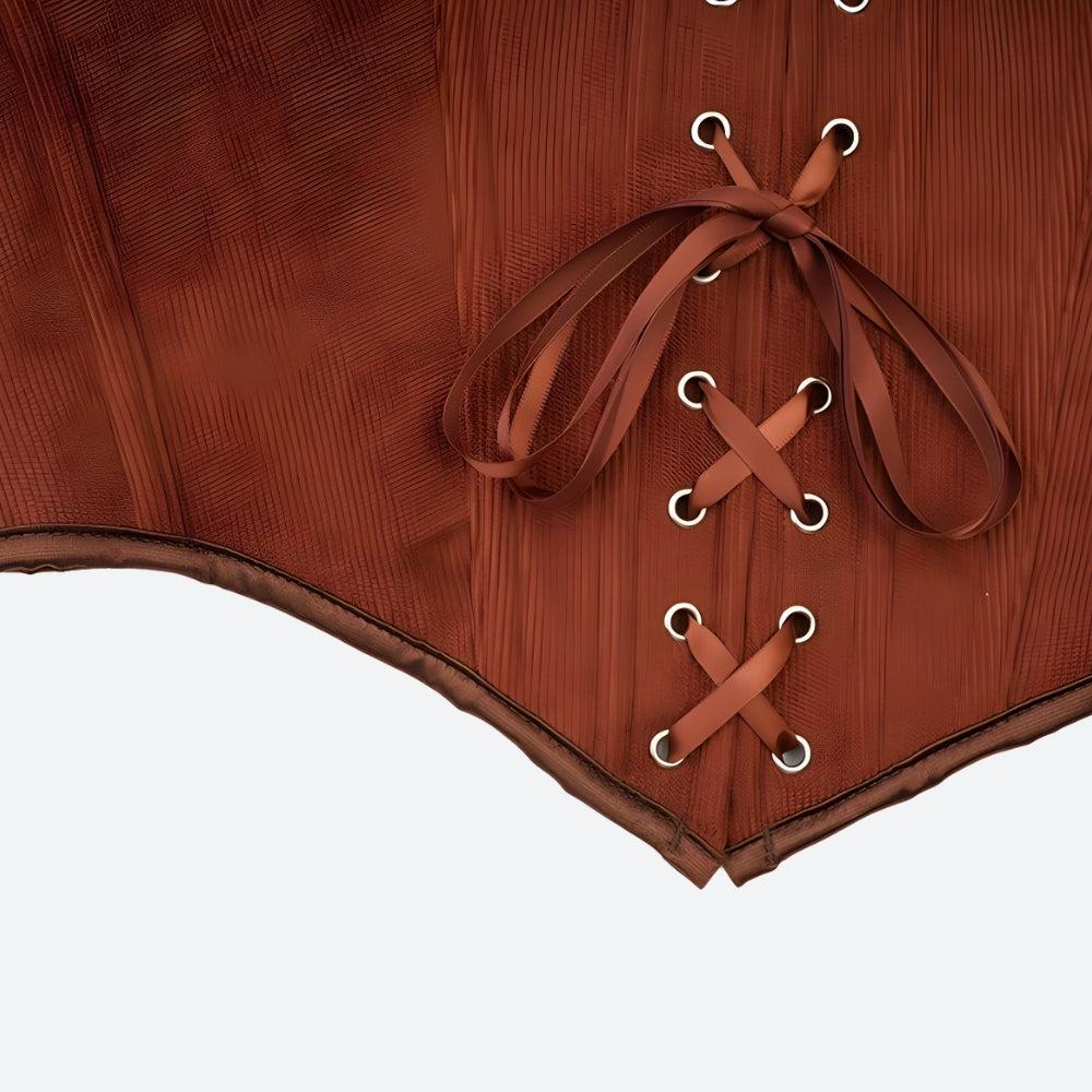 Vintage Corduroy Lace Up Corset Top – MAUVSTUDIO®
