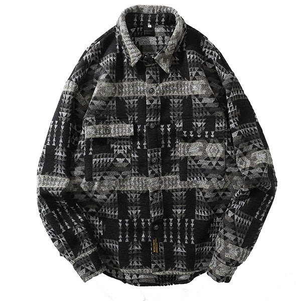 Vintage Flannel Shirt-Shirts-MAUV STUDIO-STREETWEAR-Y2K-CLOTHING