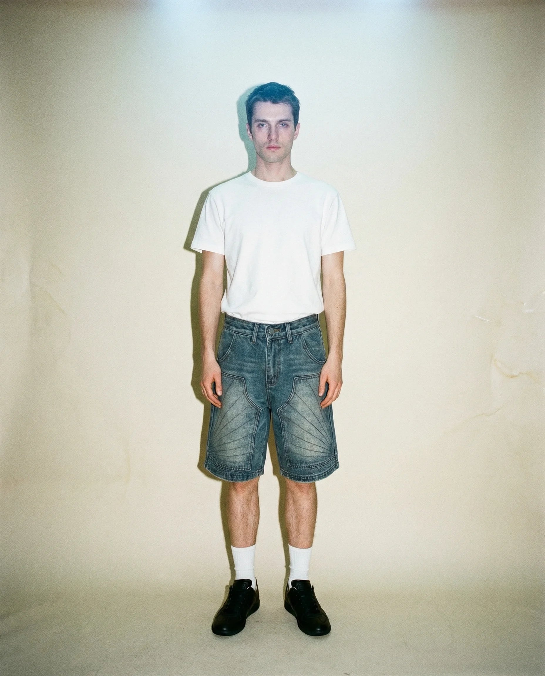 Vintage Detailed Washed Y2k Jorts