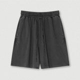 Washed Distressed Cotton Y2K Shorts