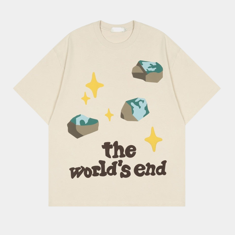 'Worlds end' T shirt-T-Shirts-MAUV STUDIO-STREETWEAR-Y2K-CLOTHING