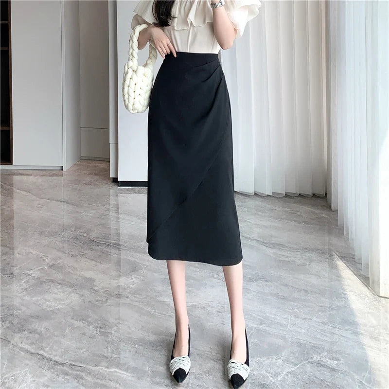 , Y2K skirt styled with a crop top