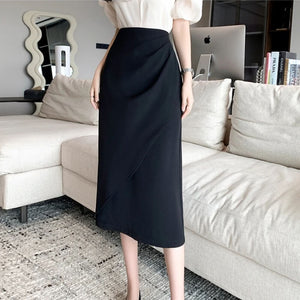 , Y2K skirt styled with a crop top