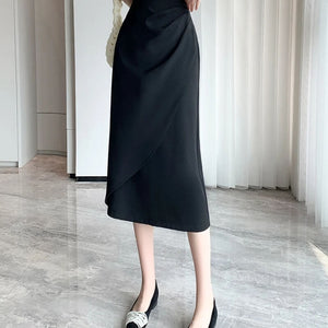 , Y2K skirt styled with a crop top