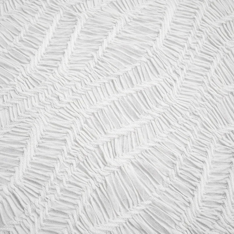 Wrinkled Lace Up Mini Dress view 6 | MAUVSTUDIO®