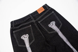 'X-RAY' Jeans-Jeans-MAUV STUDIO-STREETWEAR-Y2K-CLOTHING