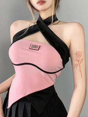 Y2K Asymmetric Top – MAUVSTUDIO®