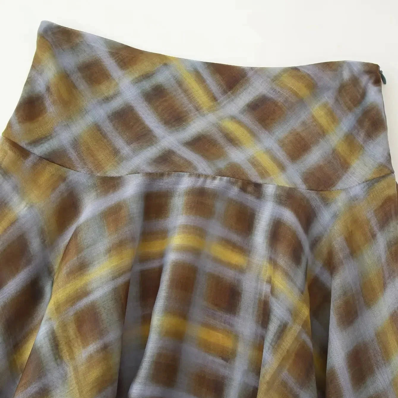 , Y2K skirt styled with a crop top
