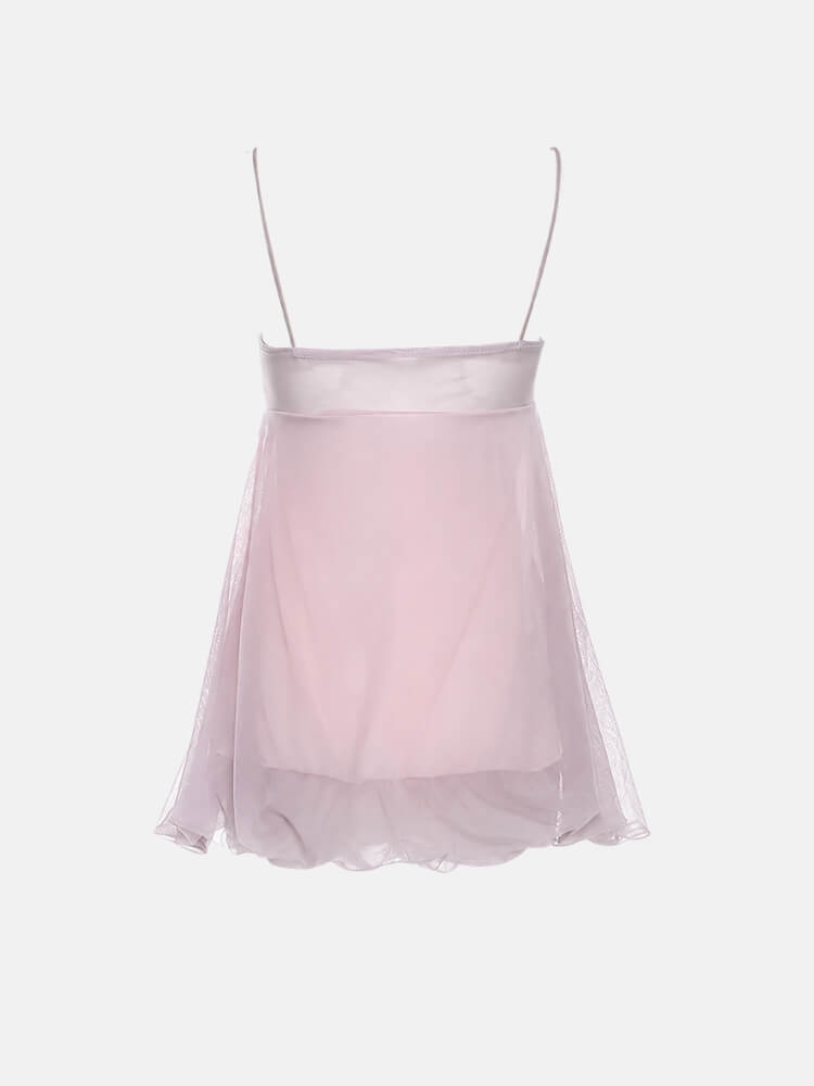 Y2K Babydoll Top with gathered bust, Y2K tube top styled with low rise bottoms