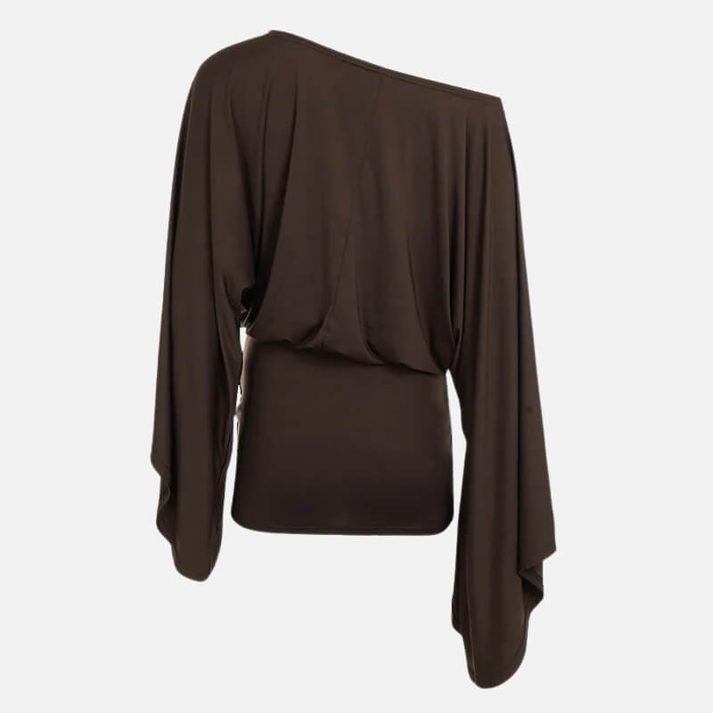 Y2K Batwing Sleeve Mini Dress view 4 | MAUVSTUDIO®