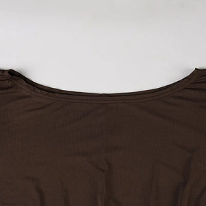 Y2K Batwing Sleeve Mini Dress view 5 | MAUVSTUDIO®
