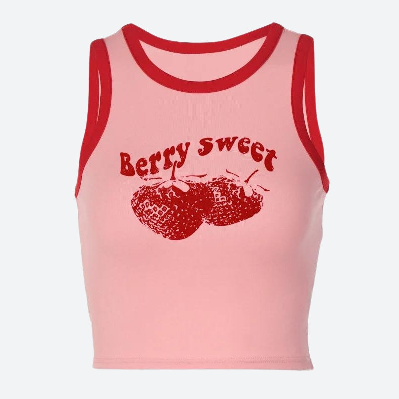 Y2K Berry Sweet Crop Top-Mauv Studio