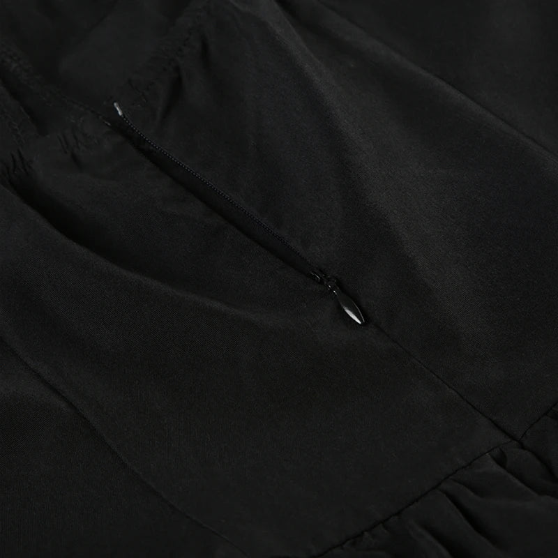 Y2K Bow Bubble Mini Dress view 4 | MAUVSTUDIO®