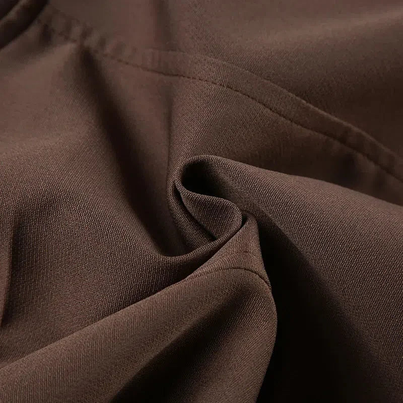 Y2K Bow Pleated Mini Dress view 6 | MAUVSTUDIO®