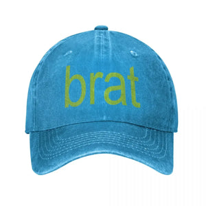 Y2K Brat Print Baseball Cap – MAUVSTUDIO®