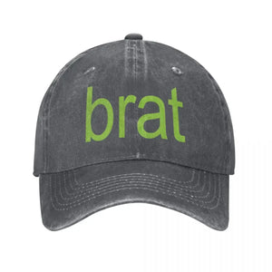 Y2K Brat Print Baseball Cap – MAUVSTUDIO®