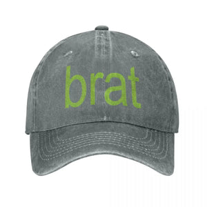 Y2K Brat Print Baseball Cap – MAUVSTUDIO®