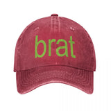 Y2K Brat Print Baseball Cap – MAUVSTUDIO®
