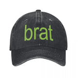 Y2K Brat Print Baseball Cap – MAUVSTUDIO®