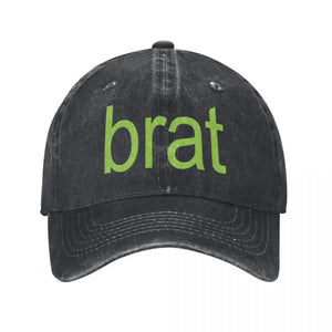 Y2K Brat Print Baseball Cap – MAUVSTUDIO®
