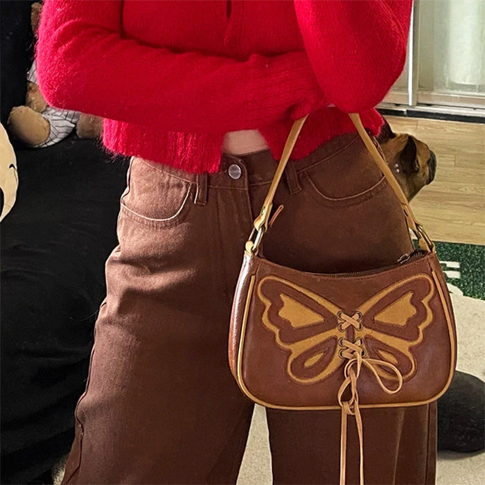 Y2K Butterfly Bag-Handbags-MAUV STUDIO-STREETWEAR-Y2K-CLOTHING