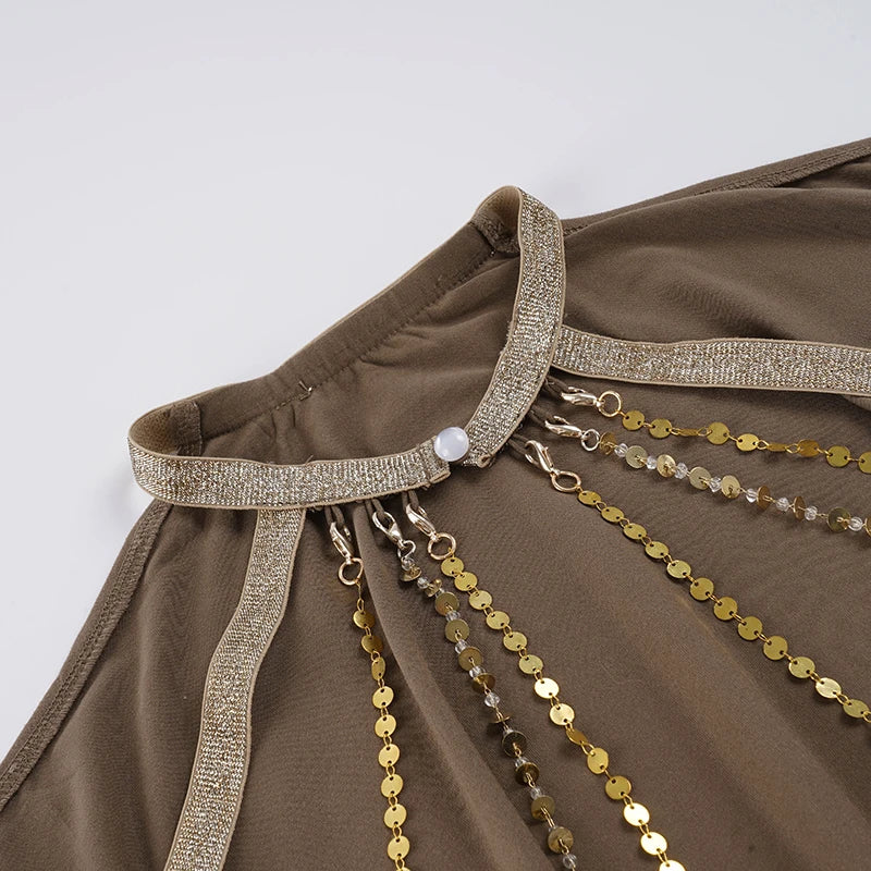 Y2K Butterfly Open Back Mini Dress view 5 | MAUVSTUDIO®