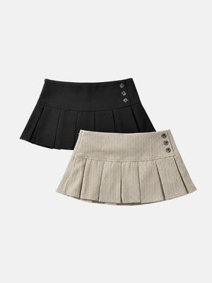 , Y2K skirt styled with a crop top
