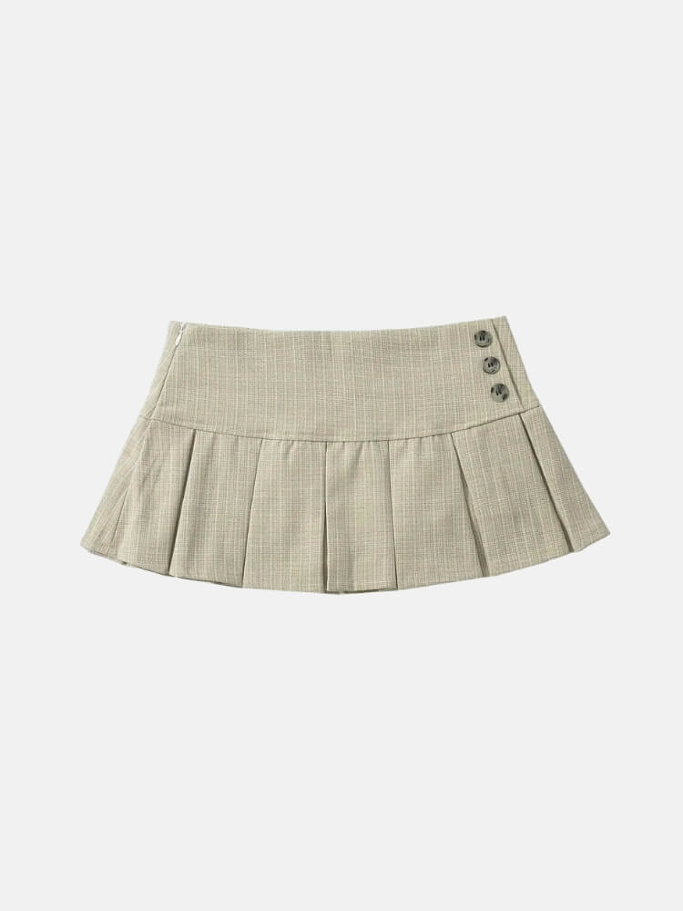 , Y2K skirt styled with a crop top