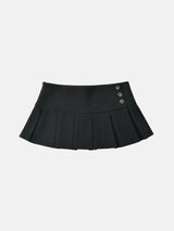 , Y2K skirt styled with a crop top