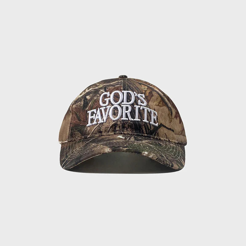 Y2K Camo God's Favourite Baseball Cap – MAUVSTUDIO®