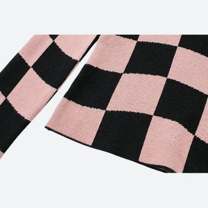 Y2K Checkered Square Neck Top – MAUVSTUDIO®