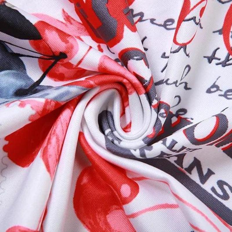 Y2K Cherry Slit Mini Dress view 4 | MAUVSTUDIO®