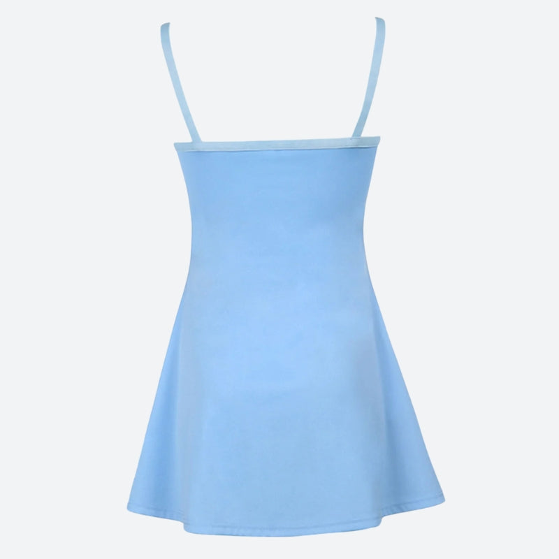 Y2K Colorful Mini Dress view 5 | MAUVSTUDIO®