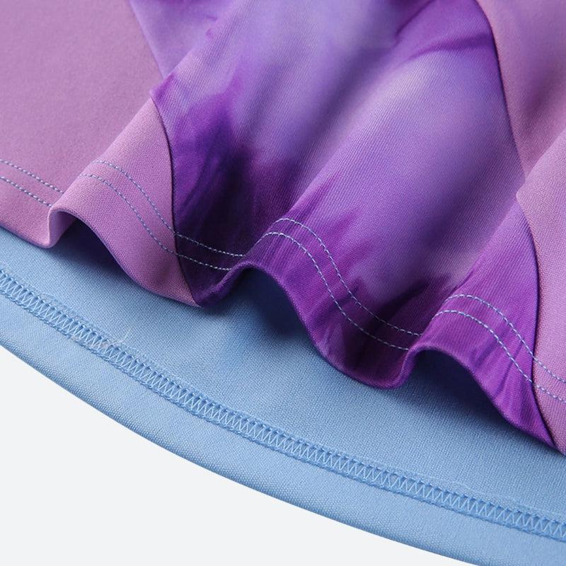 Y2K Colorful Mini Dress view 6 | MAUVSTUDIO®
