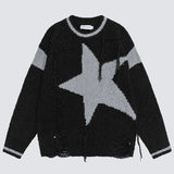 Y2K Distressed Sweater
