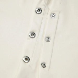 Y2K Draped Button Top with button front, Y2K top styled with low rise bottoms
