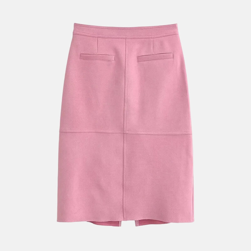 , Y2K skirt styled with a crop top