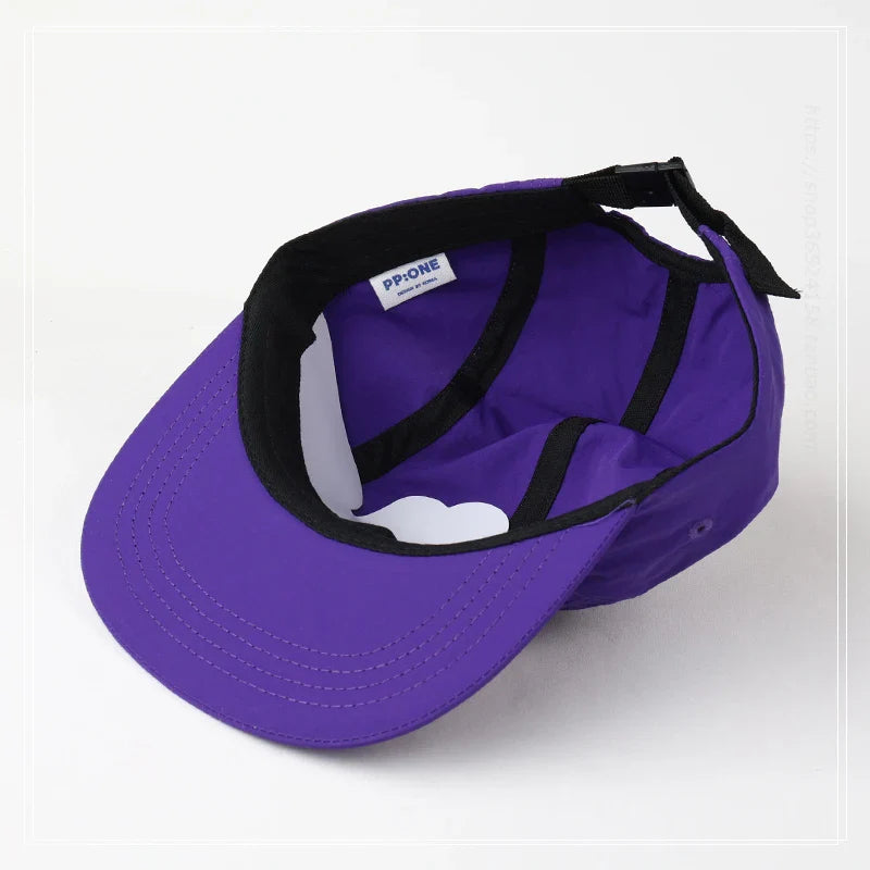 Y2K Flat Brim Embroidered Baseball Cap – MAUVSTUDIO®