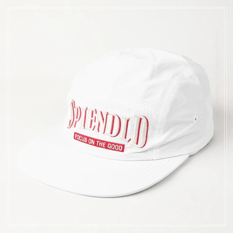 Y2K Flat Brim Embroidered Baseball Cap – MAUVSTUDIO®