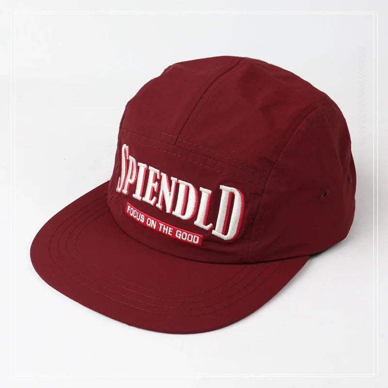 Y2K Flat Brim Embroidered Baseball Cap – MAUVSTUDIO®