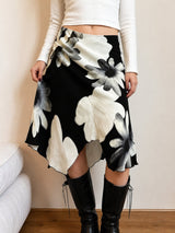 , Y2K skirt styled with a crop top