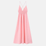 Y2K Flowy Maxi Dress view 16 | MAUVSTUDIO®